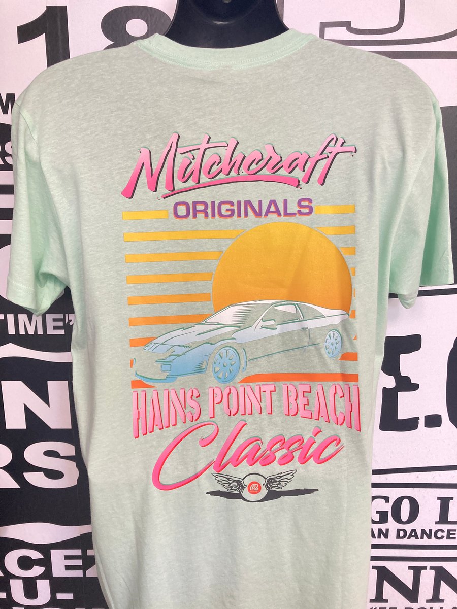 Image of MITCHCRAFT Haine Point Beach Classic Mint Green Tshirt