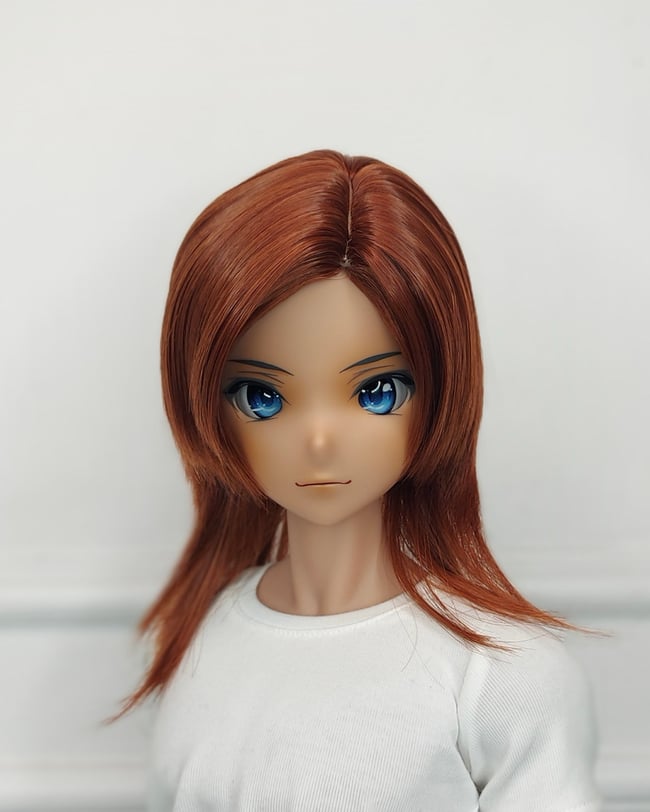 Foxy Red Parted Wolfcut