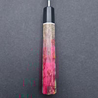 Image 4 of Petty knife pink & grey Wa handle