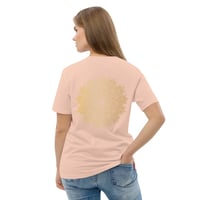 Image 3 of Peach Rosace Organic Cotton T-shirt