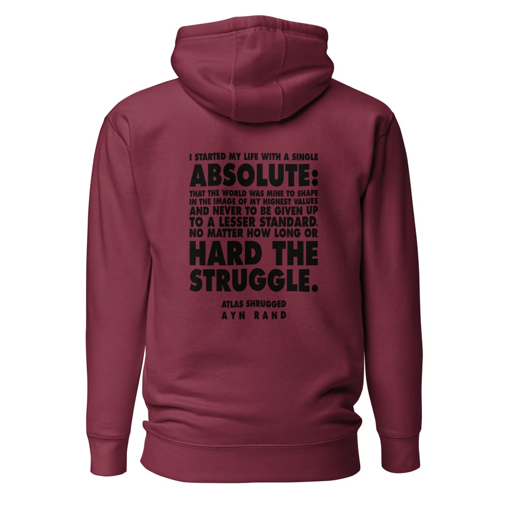 Belt Tag Quote Hoodie