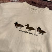 Image 2 of Vintage Duck Decoys Knit Sweater