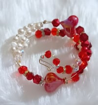 Image 3 of Red Wrap Bracelet 