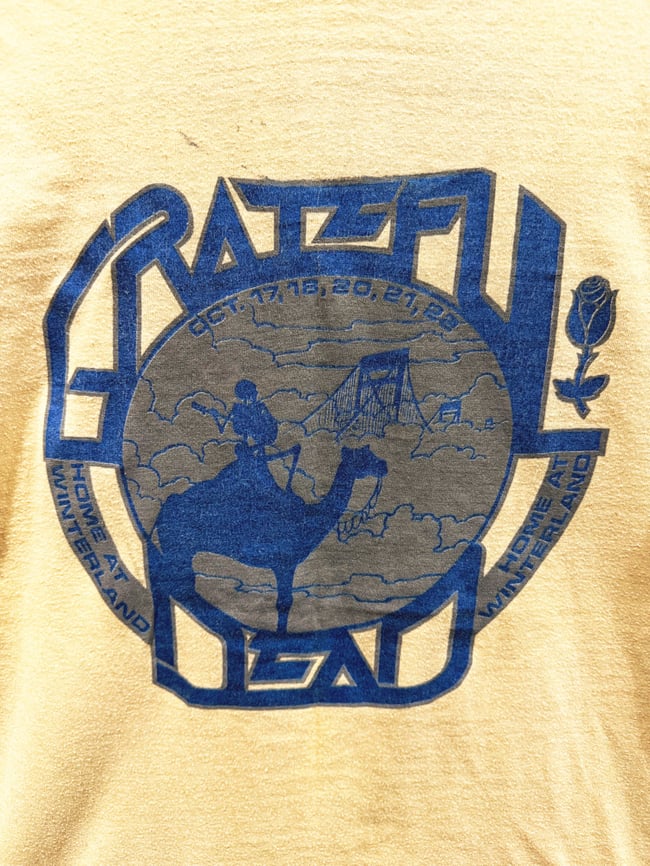 Rare Grateful Dead 1978 ‘Home at Winterland’ T-Shirt - Fits M