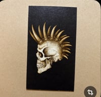 Image 1 of -Vintage Business card ZULUETA, Spiral Tattoo LM Signed by McLain