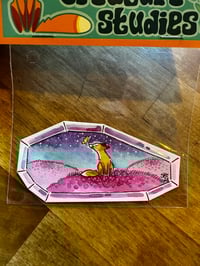 Image 2 of Pink Fields - Original Creature Study