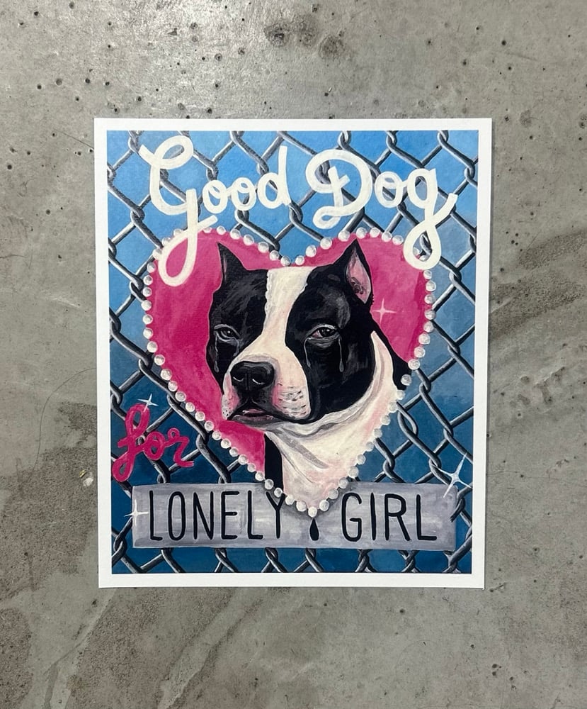 Print good for lonely girl 