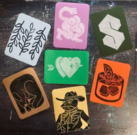 Image 1 of Mystery Blockprint Iron-On Patches!