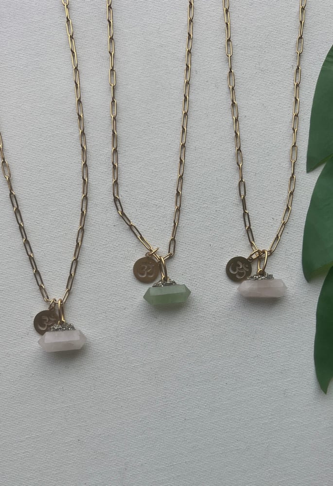 Image of SABRINA • Crystal Ohm Necklace