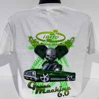 Image 1 of "Green Machine" White 