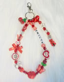 Image 2 of Cute Red Personalized Keychain