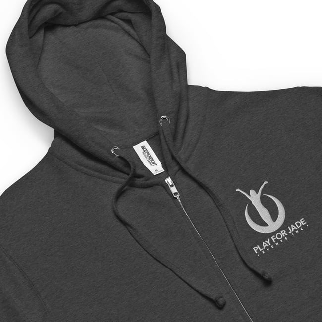 PFJE Embroidered Fleece Zip Up Hoodie
