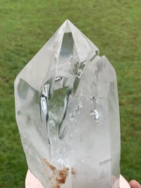 Image 7 of Clear Quartz Twin Points On Display Stand #1848
