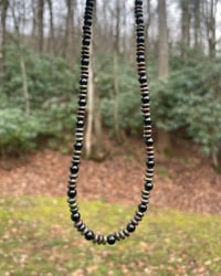 Image 2 of Dragonblood Jasper and Black Obsidian Choker 