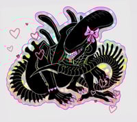 Image 1 of [PRE-ORDER] Alien Glitter Stickers + Mini Prints