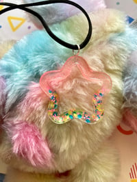 Image 1 of Pastel Glitter Resin Necklace