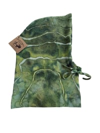 Image 2 of Adult Knit Balaclava in Verdant Geode Ice Dye