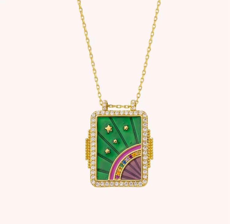 Image of Tarot card necklace 