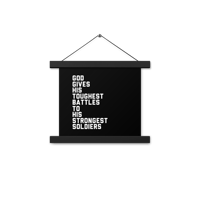 Image 2 of Gods Soldier Poster With Hangers