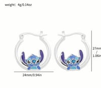 Image 2 of Snitch Hoop Earrings 