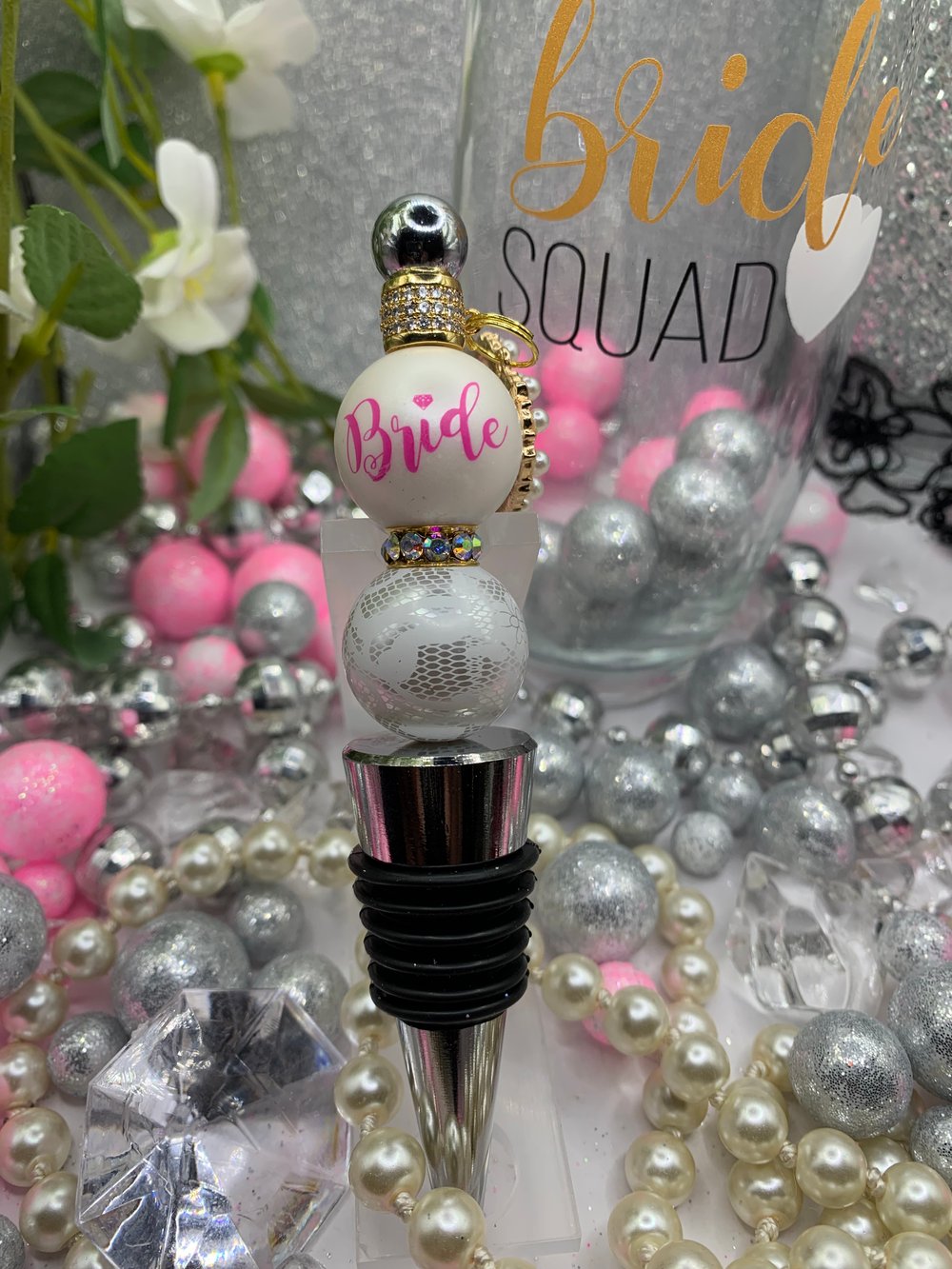 Image of Bridal Party Bottle Stoppers (Bride)