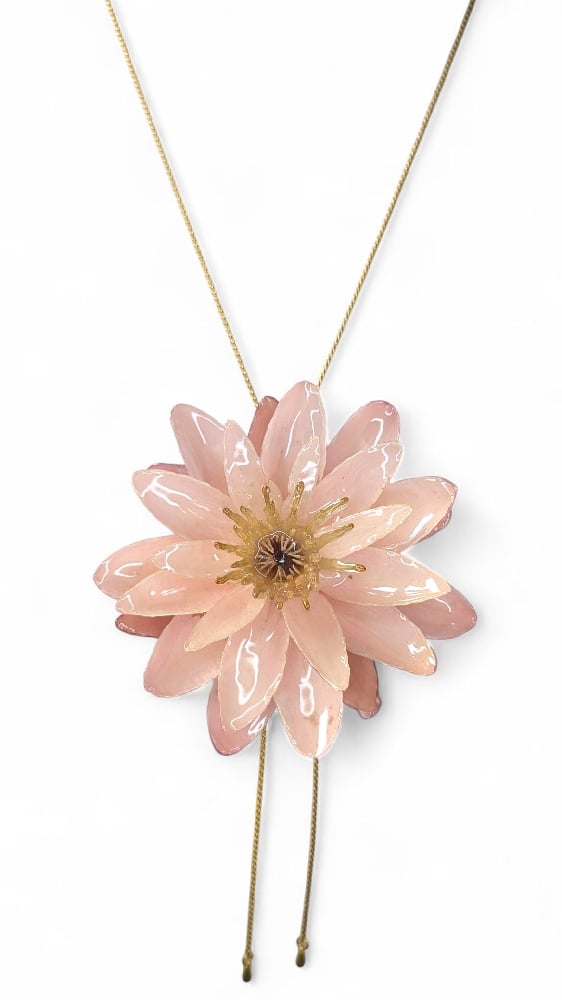 Image of Lotus Slider Necklace