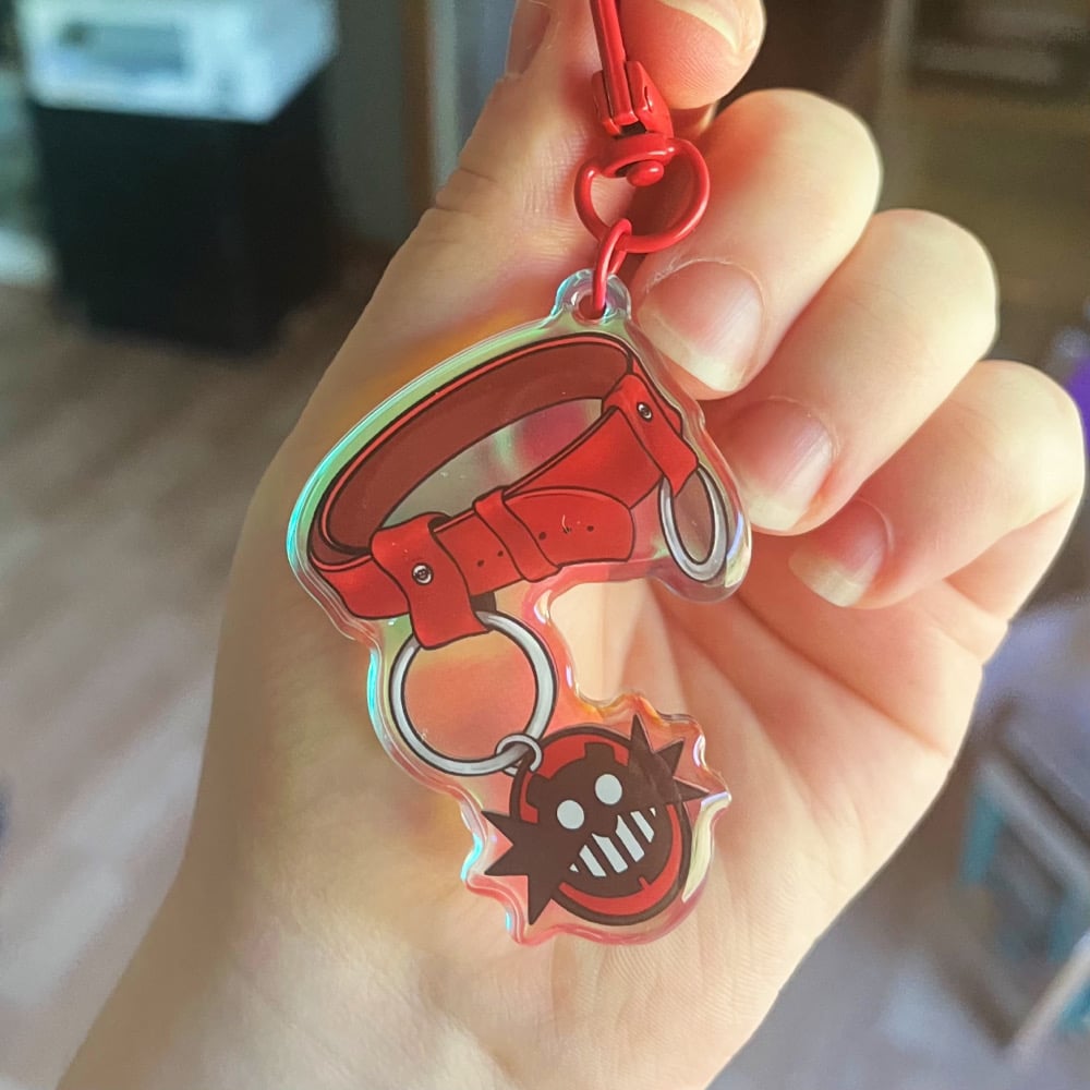 Image of  Eggman Collar Keychain
