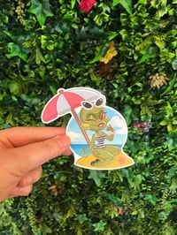 Image 1 of Creattette of the tiki lagoon prints and stickers 