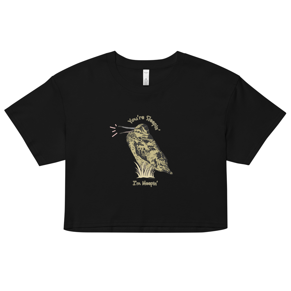 You're Sleepin' I'm Meepin' Crop Top