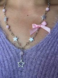 Image 2 of Coquette bow necklace 🎀