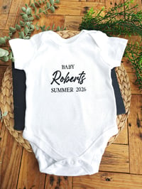 Image 3 of Baby Announcement Baby Vest