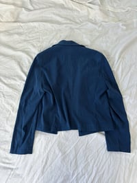 Image 3 of Vintage blue velvet jacket // M