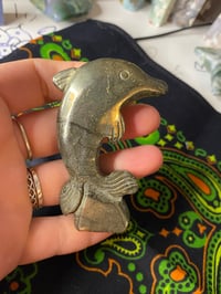 Image 4 of Pyrite Dolphin Carving