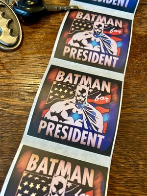 Image of Batman for President Sticker