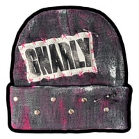 Image 1 of “GNARLY JUNK #3” Custom Punk Beanie