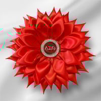 Image 2 of Delta Sigma Theta Symbol Flower Petal Brooches