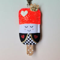 Image 2 of Queen of Hearts Keyring or Hanging Decoration