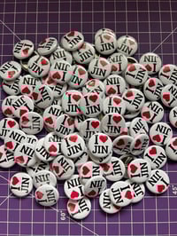 Image 1 of I Heart Jin Button Pack - 5 Count