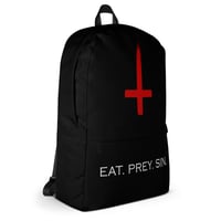 Image 2 of "Eat. Prey. Sin." Backpack