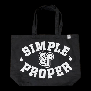 Image of S&P-“Brand Eyedinity” Logo Jumbo Tote (Black)