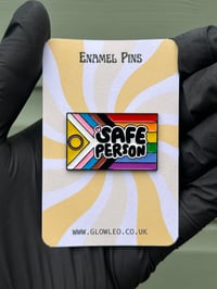 Safe Person Enamel Pin