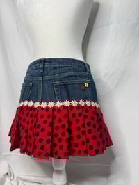 Image 2 of Daisy Bug pleated mini skirt 🐞🌼