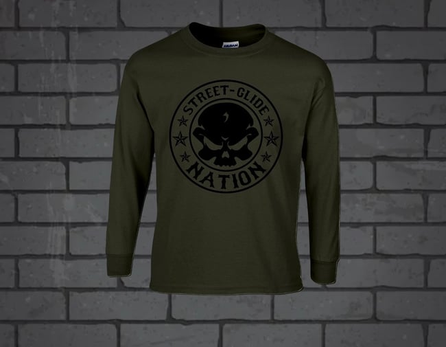 Street Glide Nation OG Military Green Long Sleeve