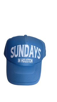 Image 1 of SKY BLUE TRUCKER HAT