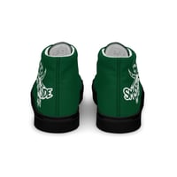 Image 8 of  Forest Green Black Flag High Tops