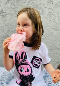 Image 1 of Labu-buster YOUTH Navy Blue Ringer Tee - 