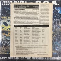 Image 5 of Jello Biafra With D.O.A. - Last Scream Of The Missing Neighbors