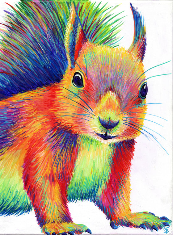Image of Cyril Squirrel Print