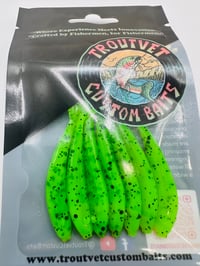 Electric Lime Minnow 7 pcs