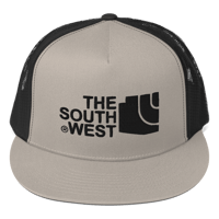 Image 5 of LOWER AZ The Southwest Black thread Trucker Cap